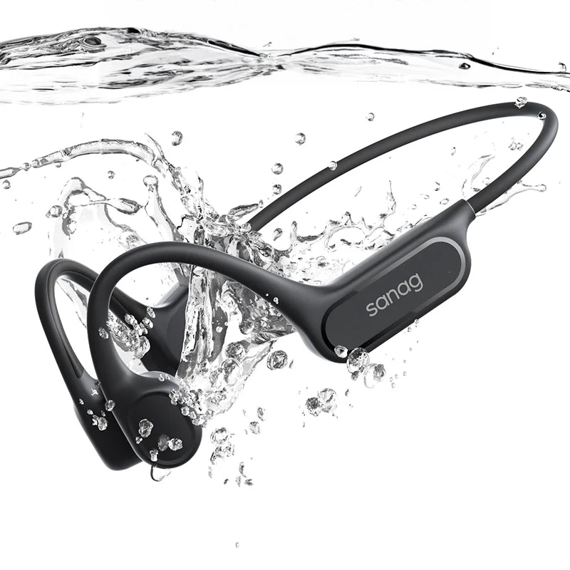 B33S Bone Conduction Bluetooth Earphones Open Ear IPX8 Swimming Headphones Choice 32GB Memory Wireless Headset MP3 Earbuds