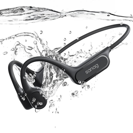 B33S Bone Conduction Bluetooth Earphones Open Ear IPX8 Swimming Headphones Choice 32GB Memory Wireless Headset MP3 Earbuds