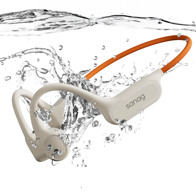 B33S Bone Conduction Bluetooth Earphones Open Ear IPX8 Swimming Headphones Choice 32GB Memory Wireless Headset MP3 Earbuds