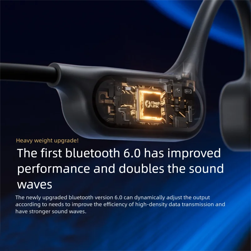 B33S Bone Conduction Bluetooth Earphones Open Ear IPX8 Swimming Headphones Choice 32GB Memory Wireless Headset MP3 Earbuds