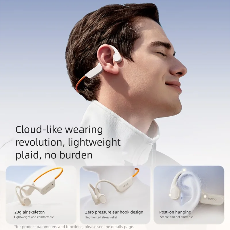 B33S Bone Conduction Bluetooth Earphones Open Ear IPX8 Swimming Headphones Choice 32GB Memory Wireless Headset MP3 Earbuds