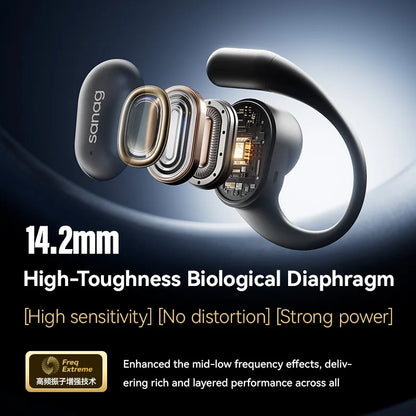 C16S Bluetooth 5.4 Wireless Headphones Open Ear OWS Earphones Hifi Sound Flash-Sale Headset Choice Sports TWS Earbuds